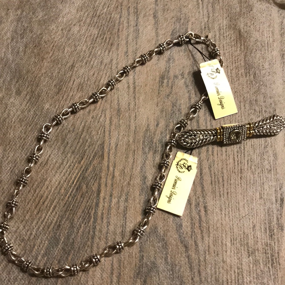 Premier designs necklace & brooch NWT